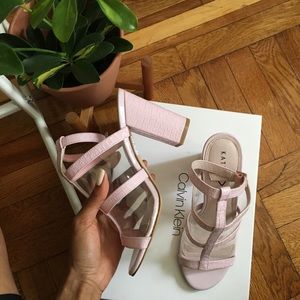 Pink Katy Perry Croc Heels